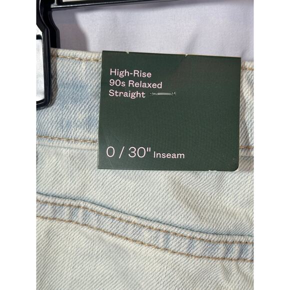 Wild Fable Womens Jean High Rise 90s Relaxed Straight - Picture 4 of 5